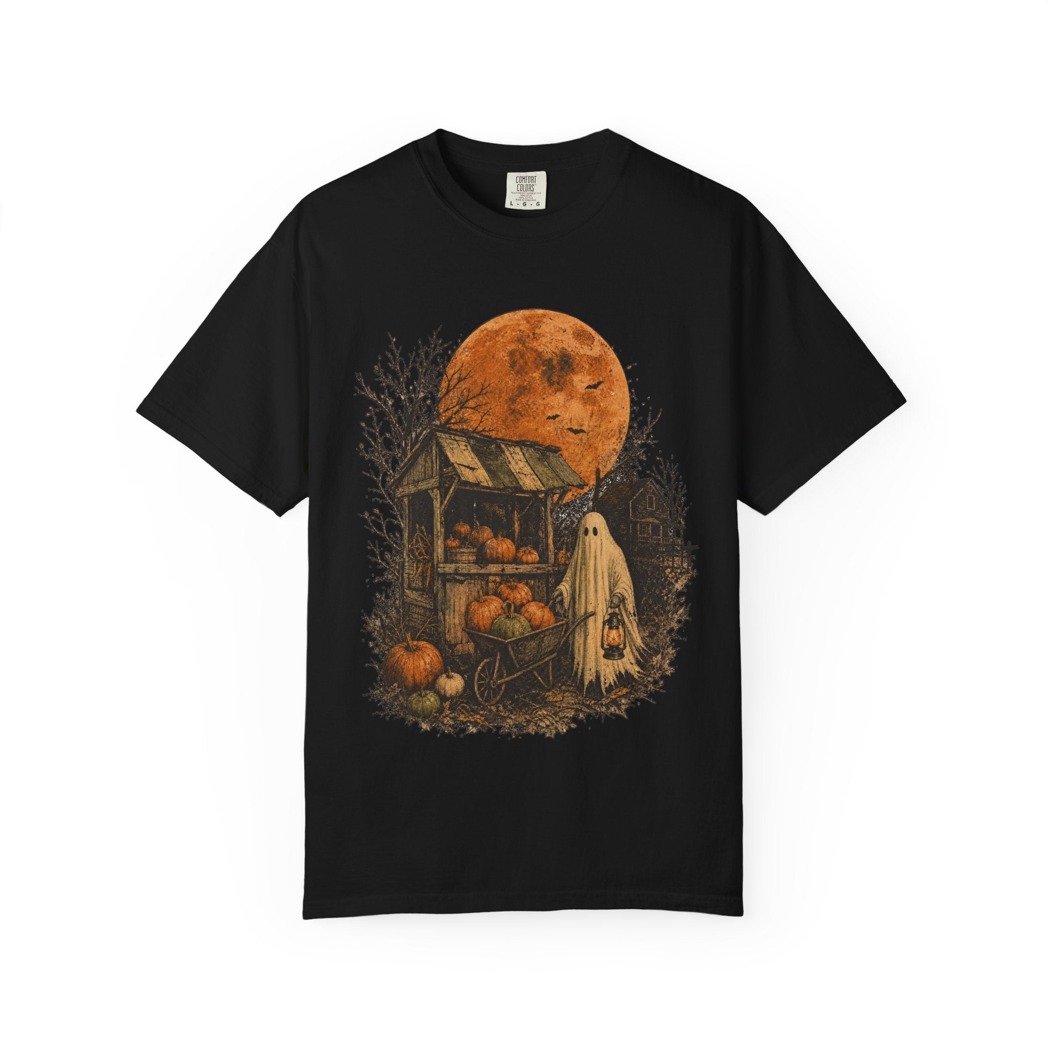 Halloween Ghost Pumpkin Patch T-Shirt