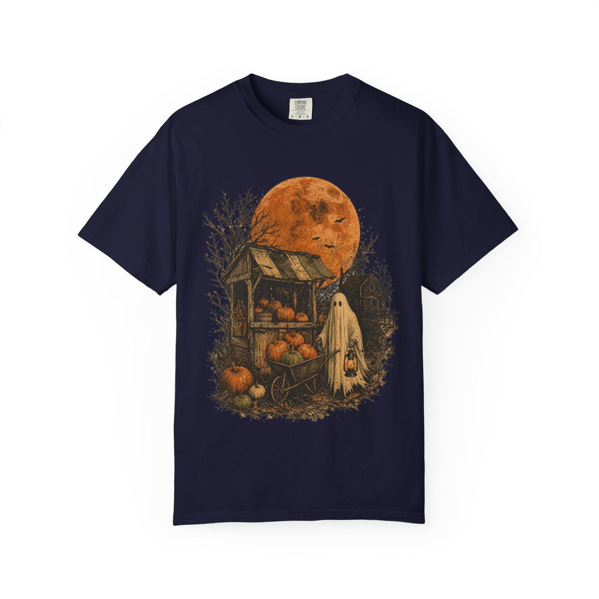 Halloween Ghost Pumpkin Patch T-Shirt