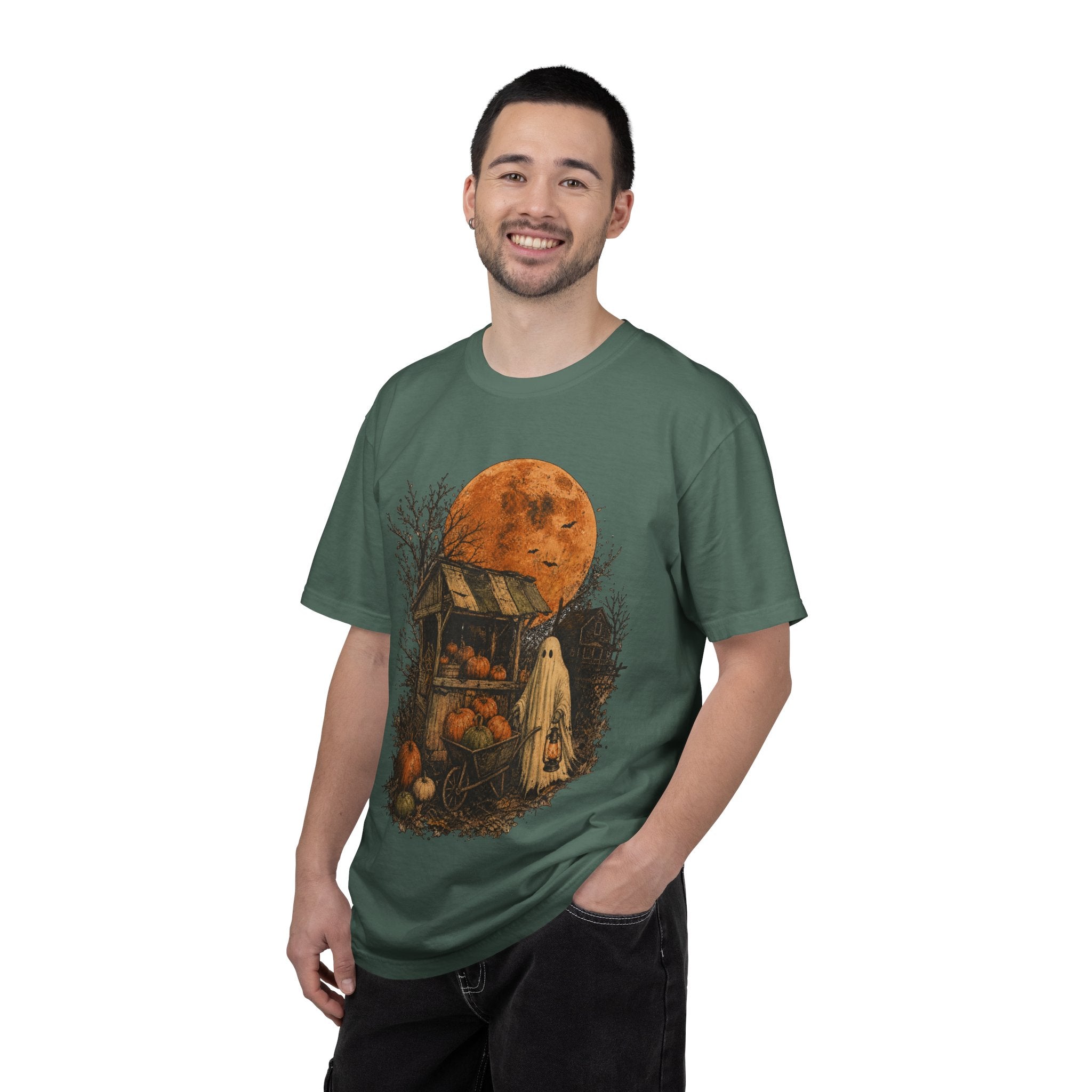 Halloween Ghost Pumpkin Patch T-Shirt