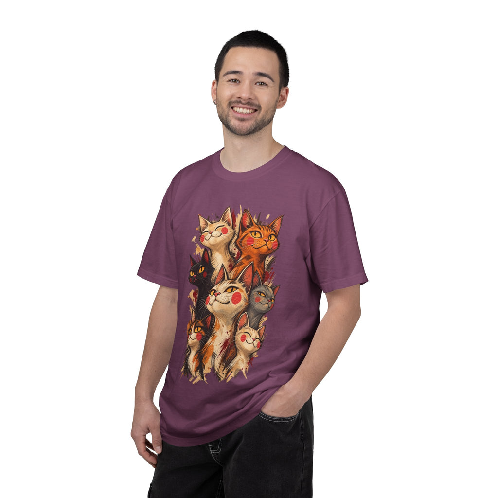 Lucky Cat Pack T-Shirt — Vintage Maneki Neko Cat Graphic Tee