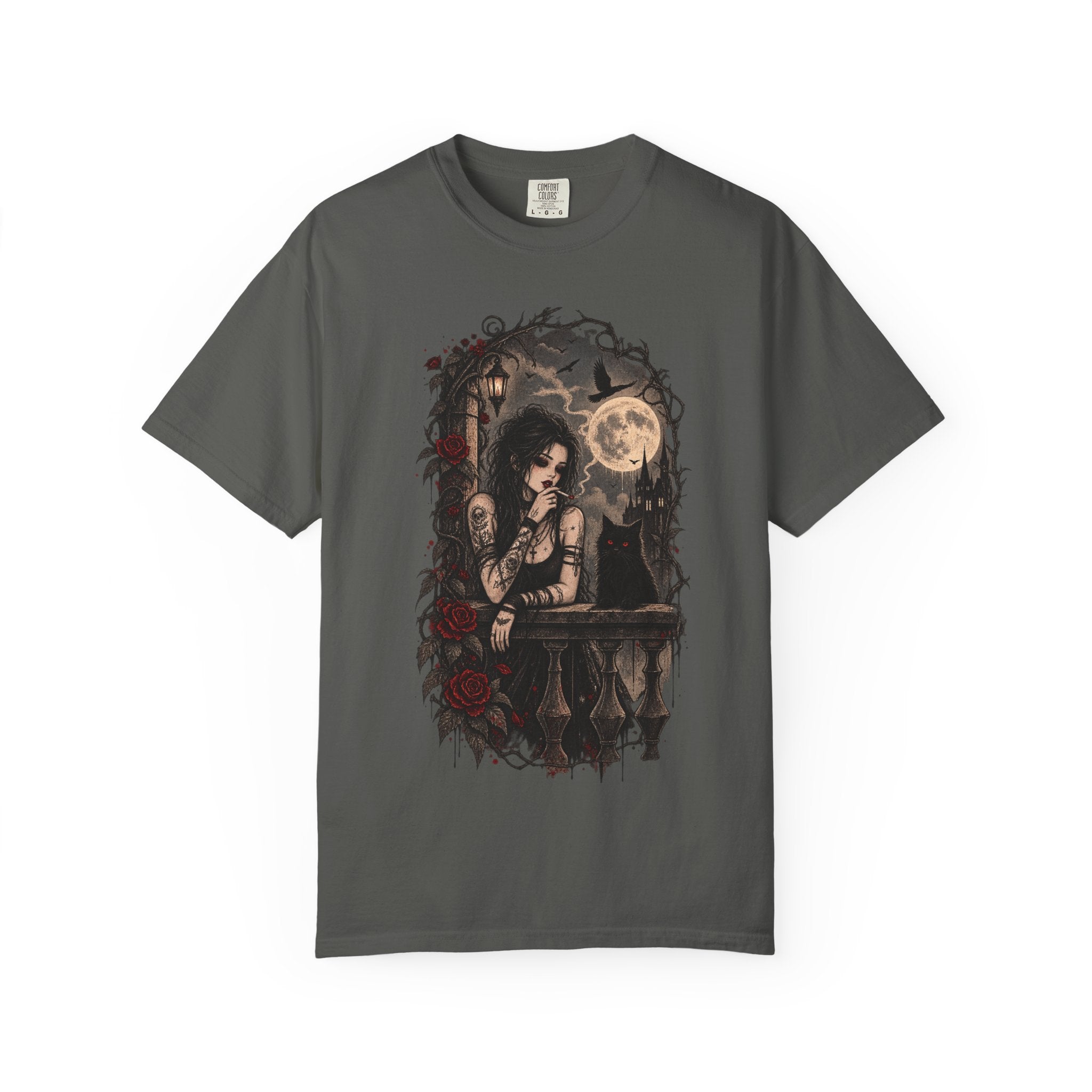 Gothic Moon Witch T-Shirt