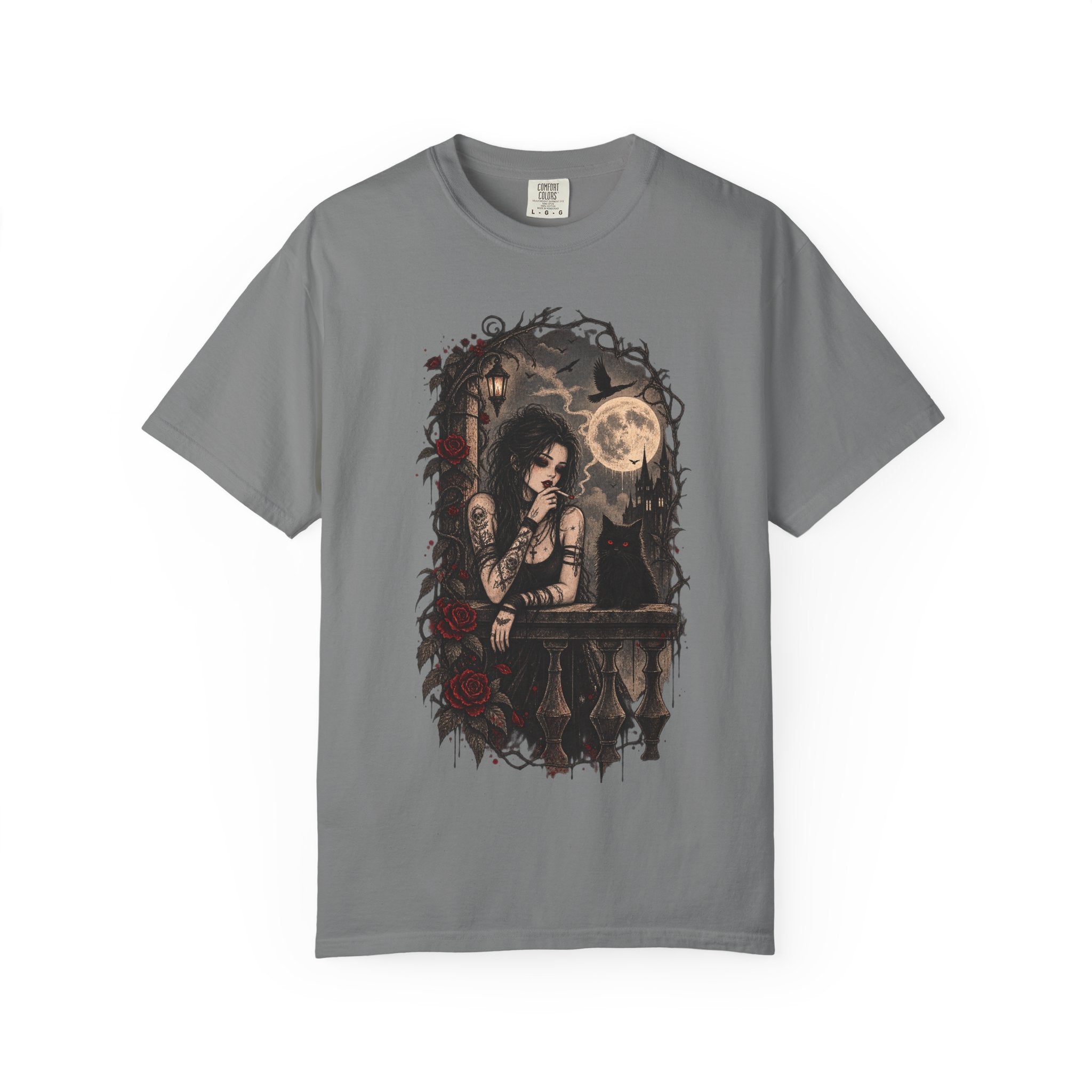 Gothic Moon Witch T-Shirt