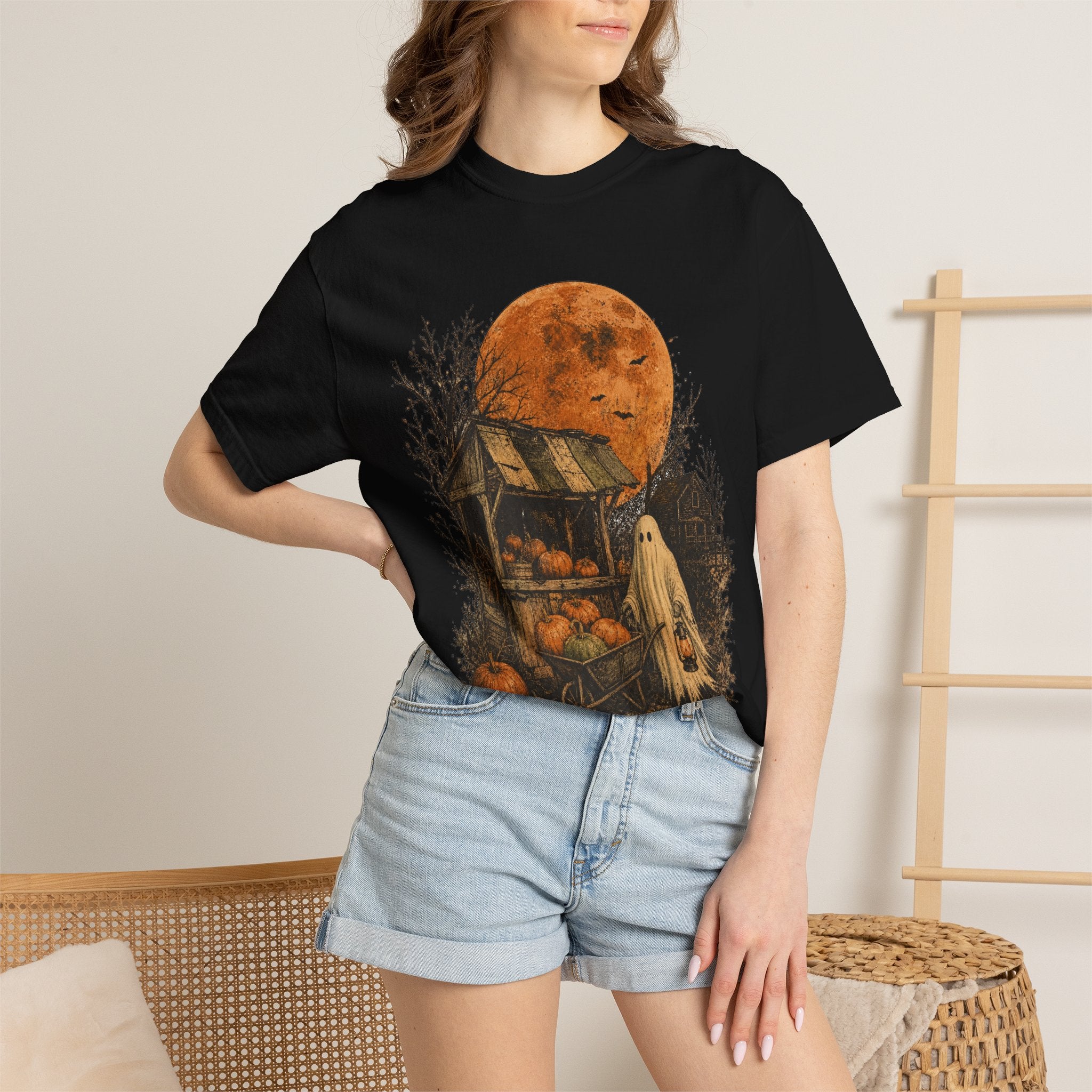 Halloween Ghost Pumpkin Patch T-Shirt