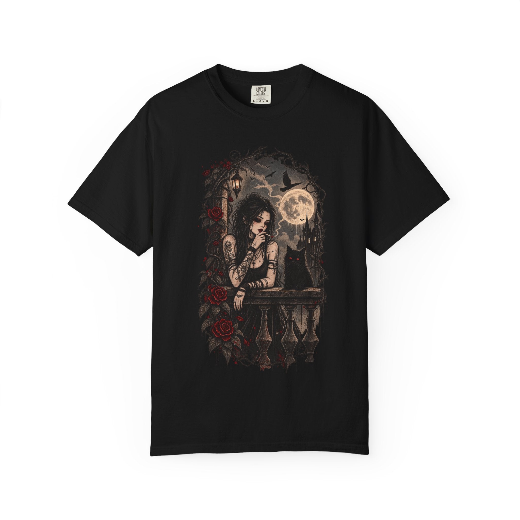 Gothic Moon Witch T-Shirt