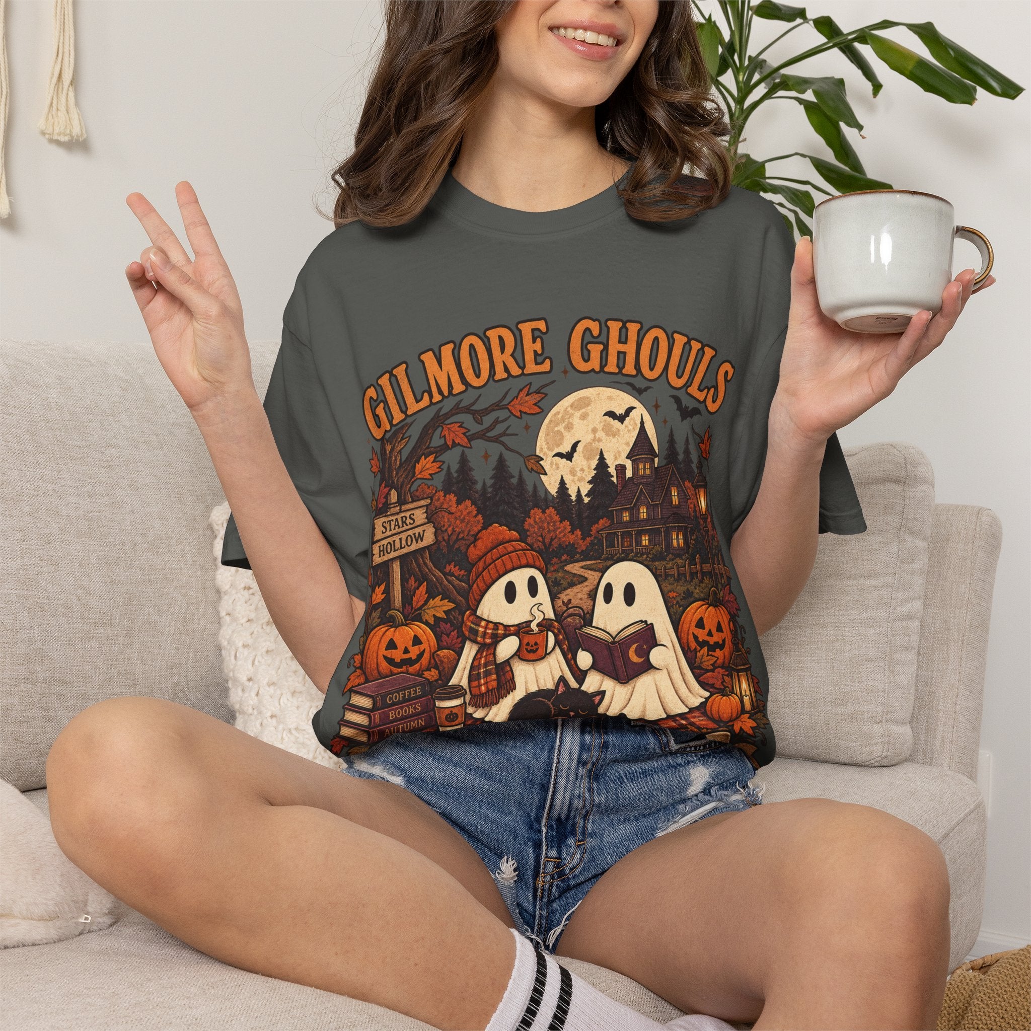 Gilmore Ghouls Halloween T-Shirt — 'Where You Haunt, I Will Follow'