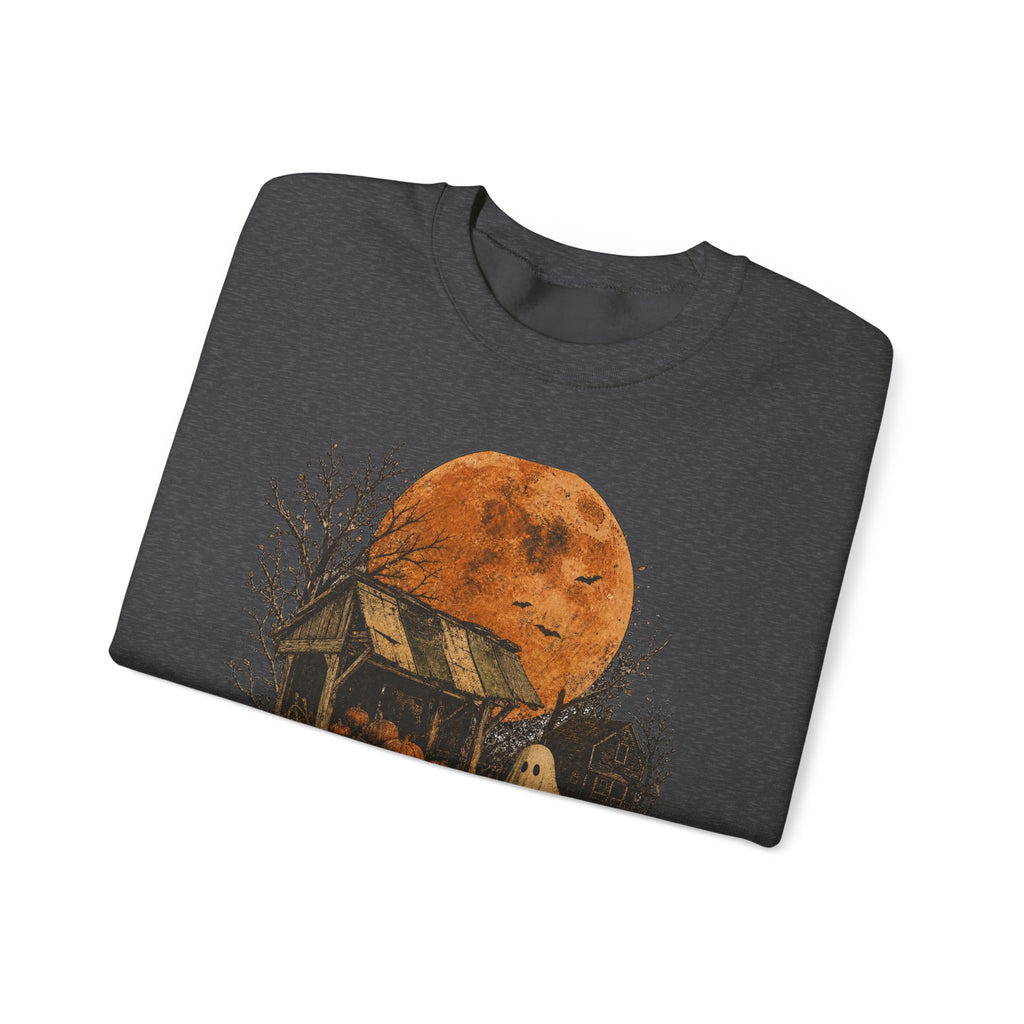 Halloween Pumpkin Patch Ghost Sweatshirt