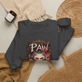 Horror Cat Crewneck Sweatshirt — "Paw" Gothic Killer Cat Graphic