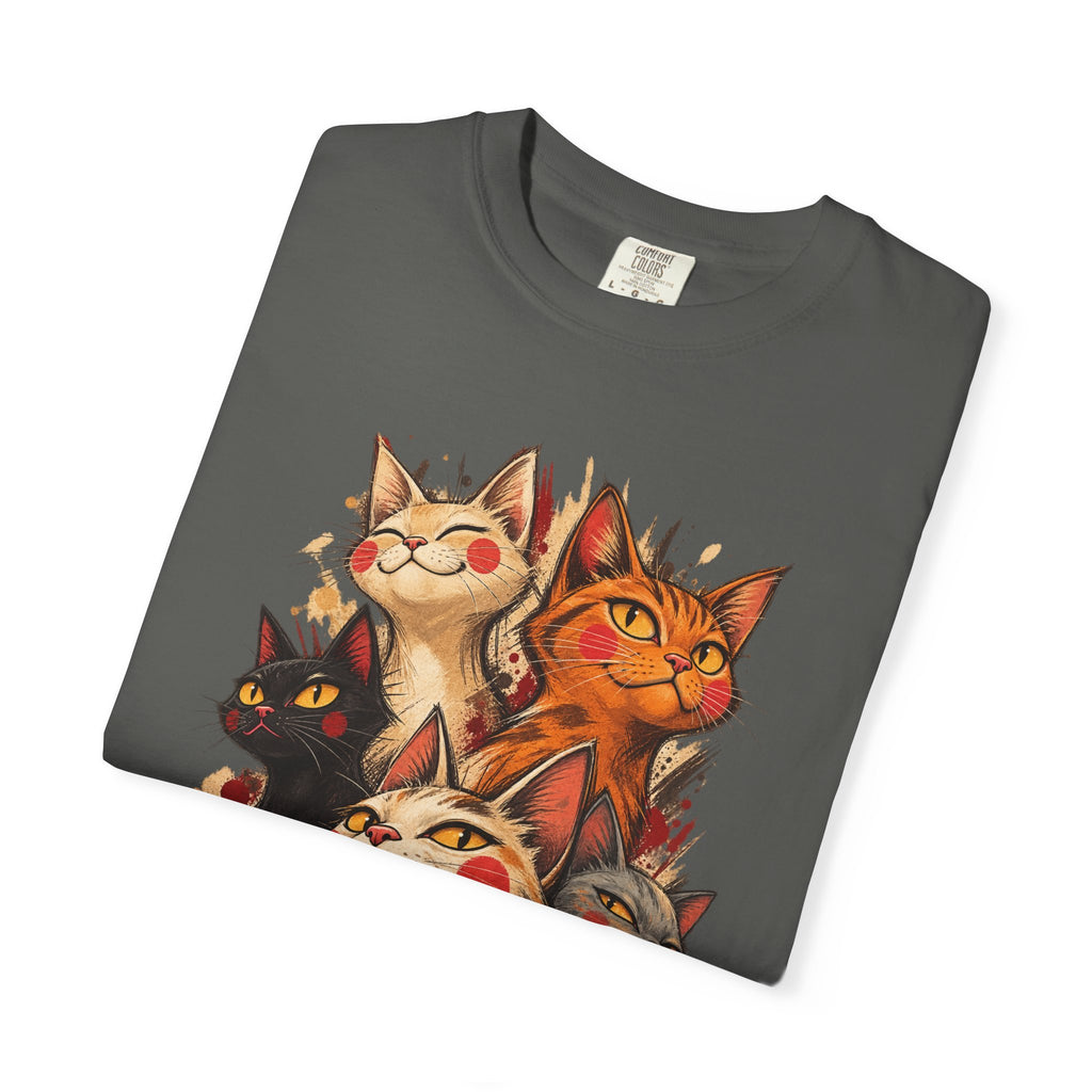 Lucky Cat Pack T-Shirt — Vintage Maneki Neko Cat Graphic Tee