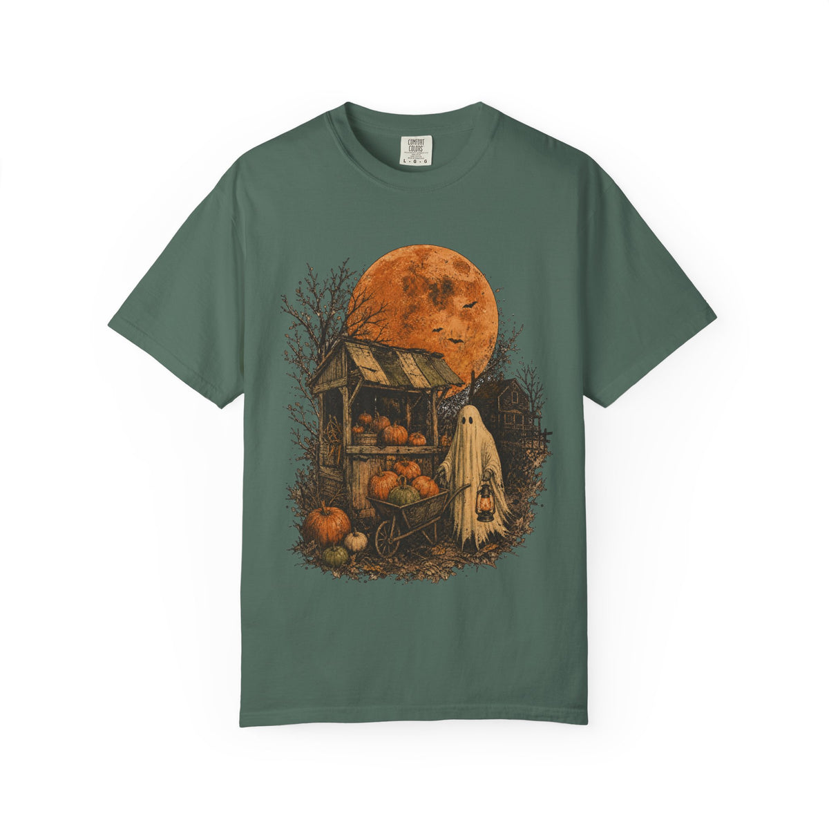 Halloween Ghost Pumpkin Patch T-Shirt