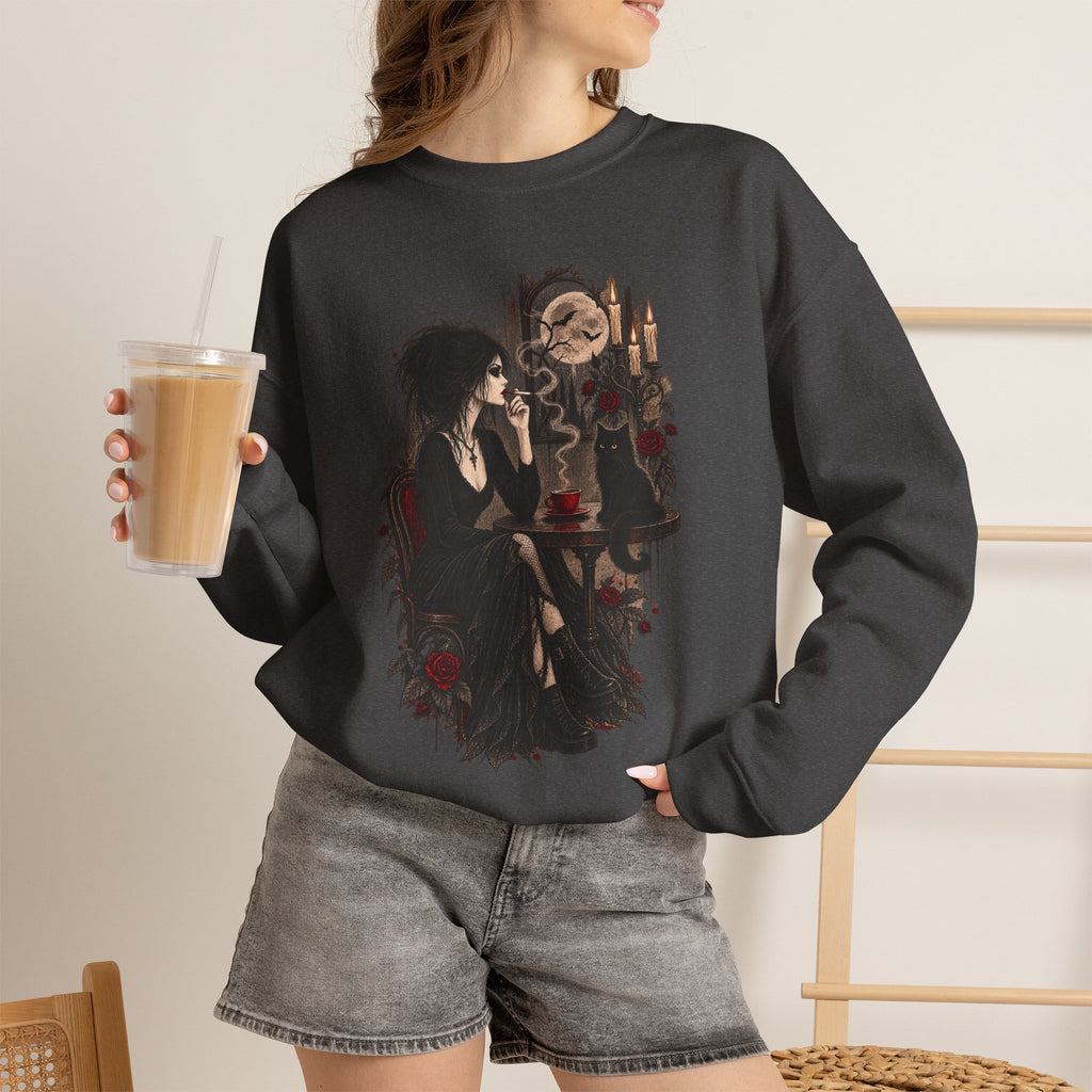 Gothic Mirror Art Crewneck Sweatshirt