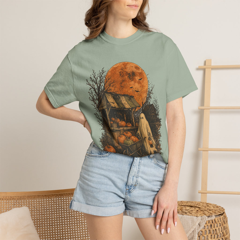 Halloween Ghost Pumpkin Patch T-Shirt