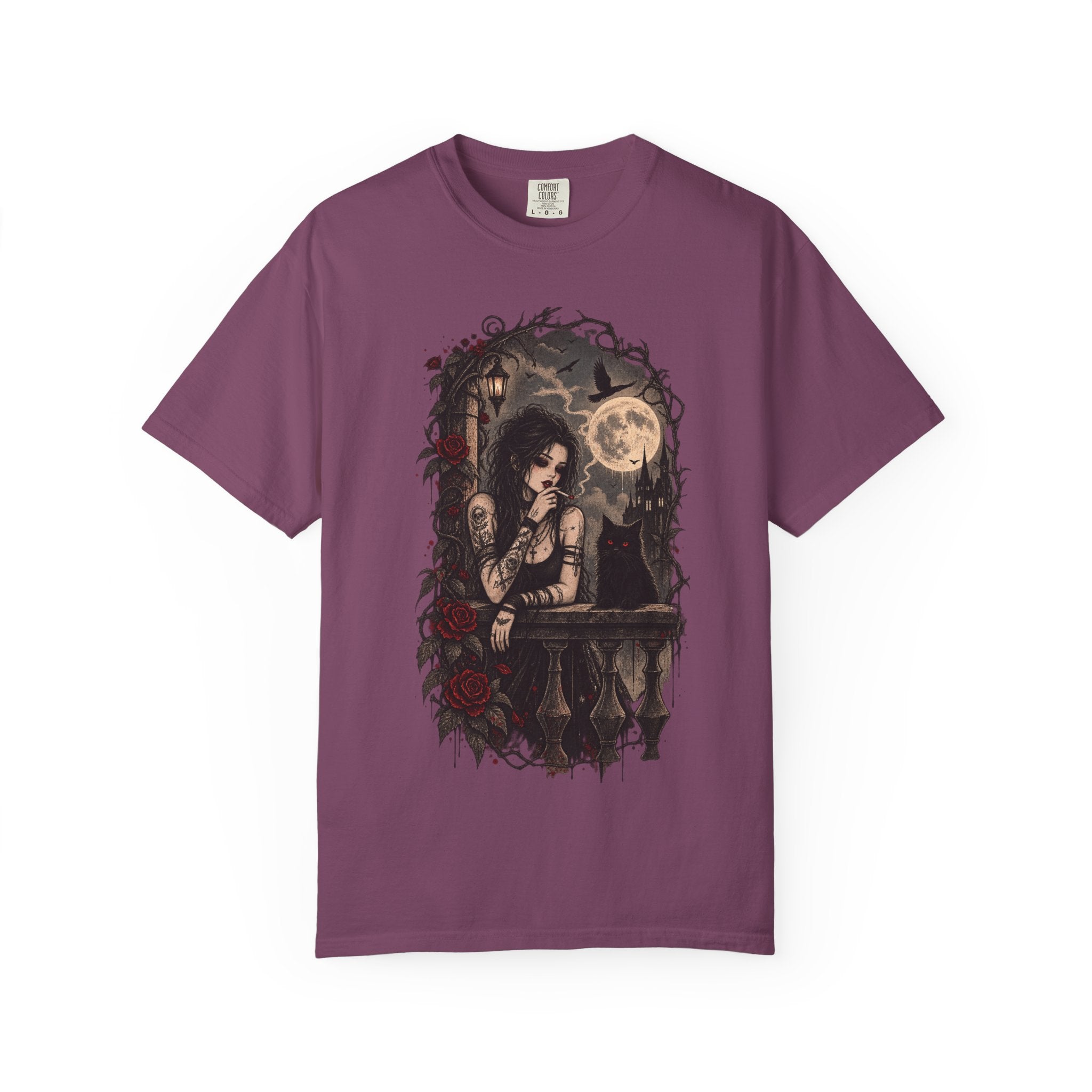 Gothic Moon Witch T-Shirt