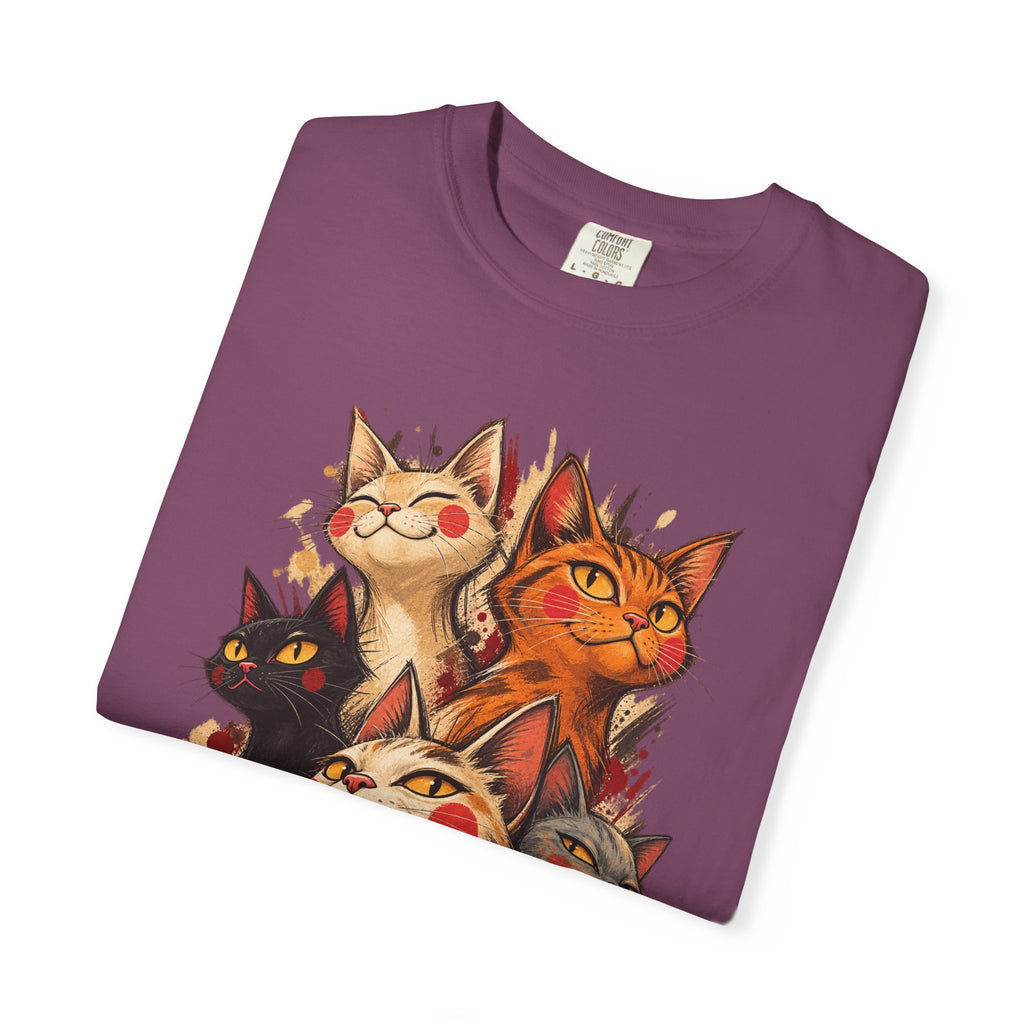 Lucky Cat Pack T-Shirt — Vintage Maneki Neko Cat Graphic Tee