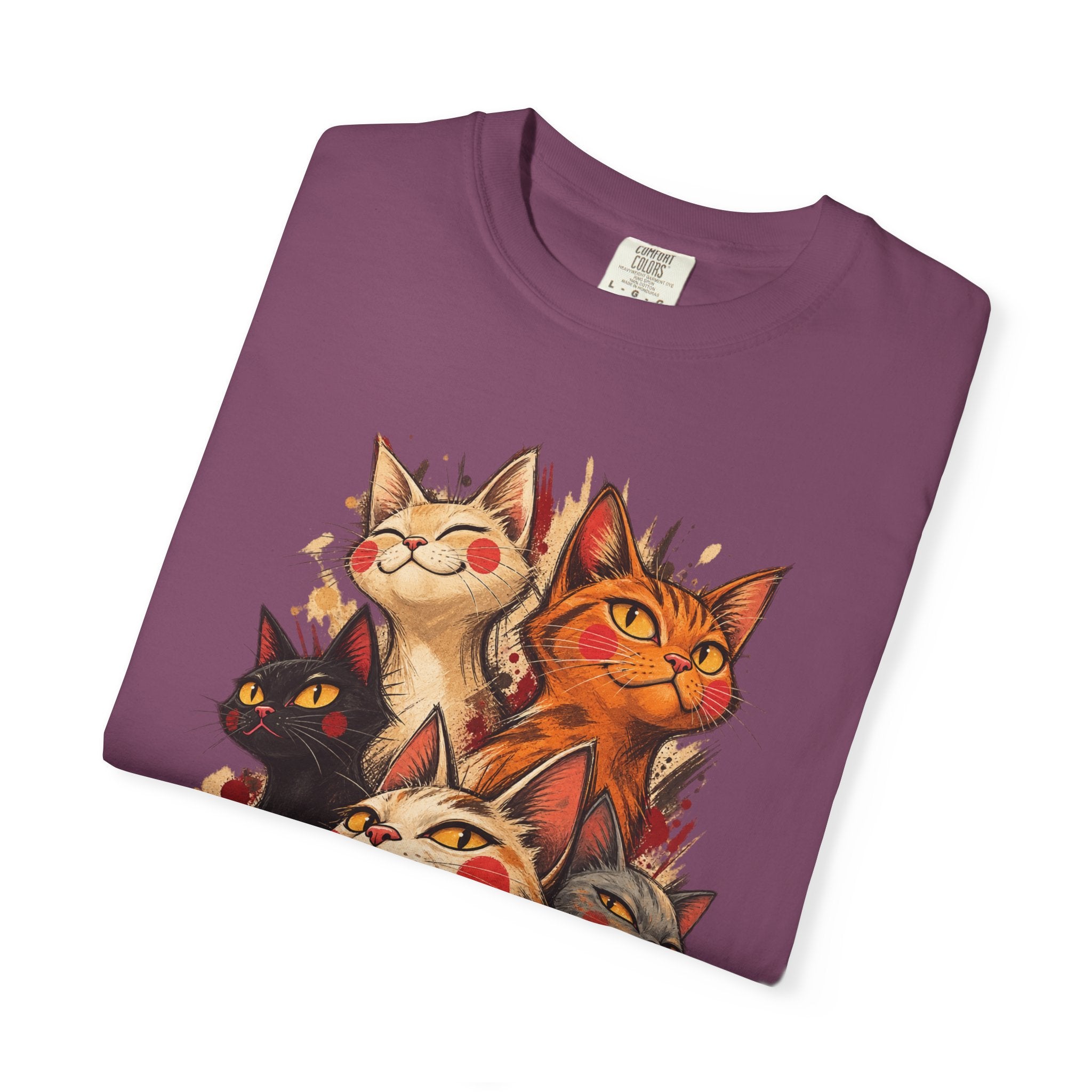 Lucky Cat Pack T-Shirt — Vintage Maneki Neko Cat Graphic Tee