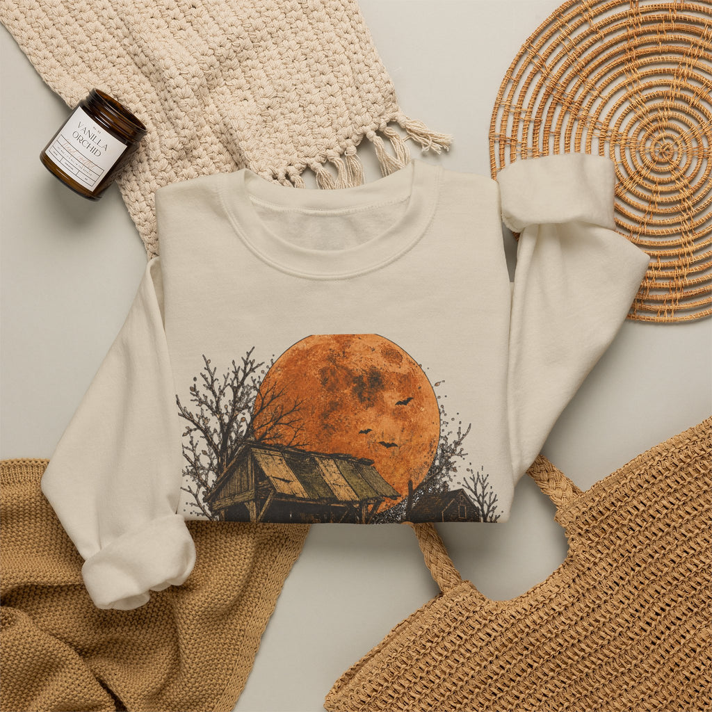 Halloween Pumpkin Patch Ghost Sweatshirt