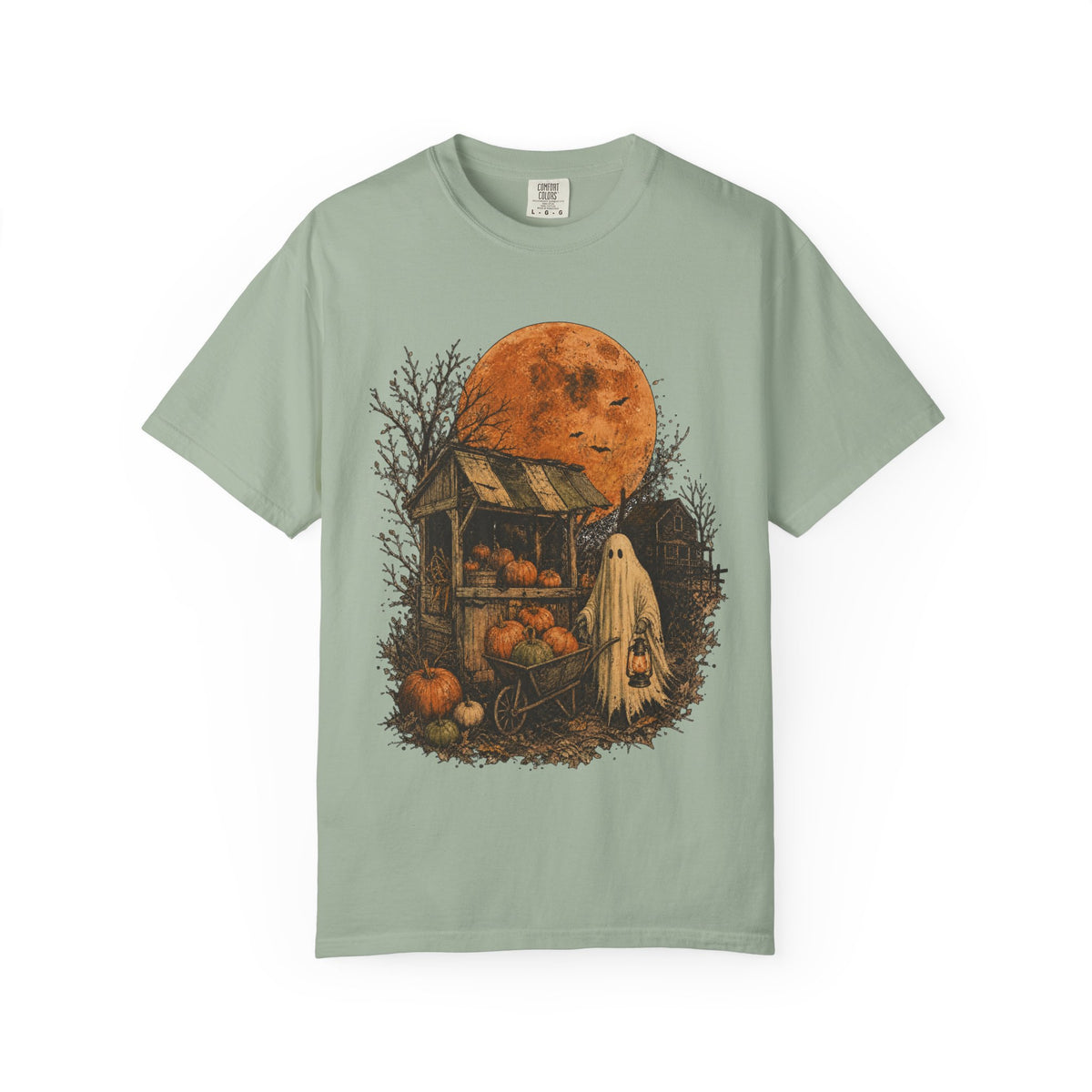 Halloween Ghost Pumpkin Patch T-Shirt