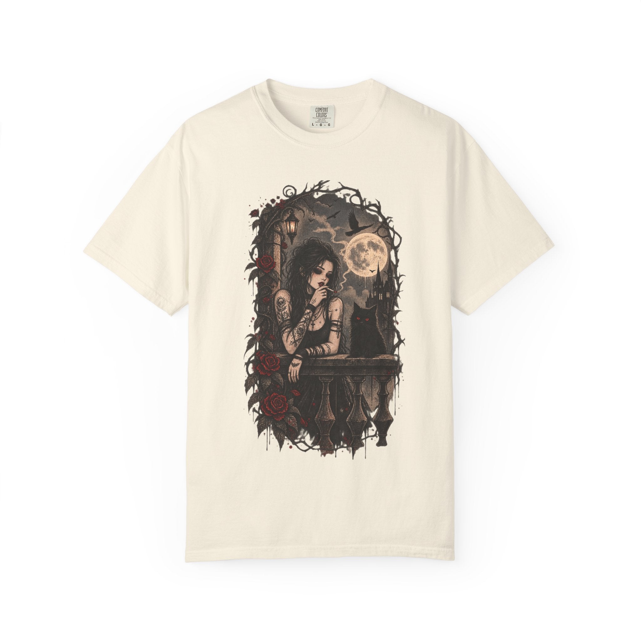 Gothic Moon Witch T-Shirt