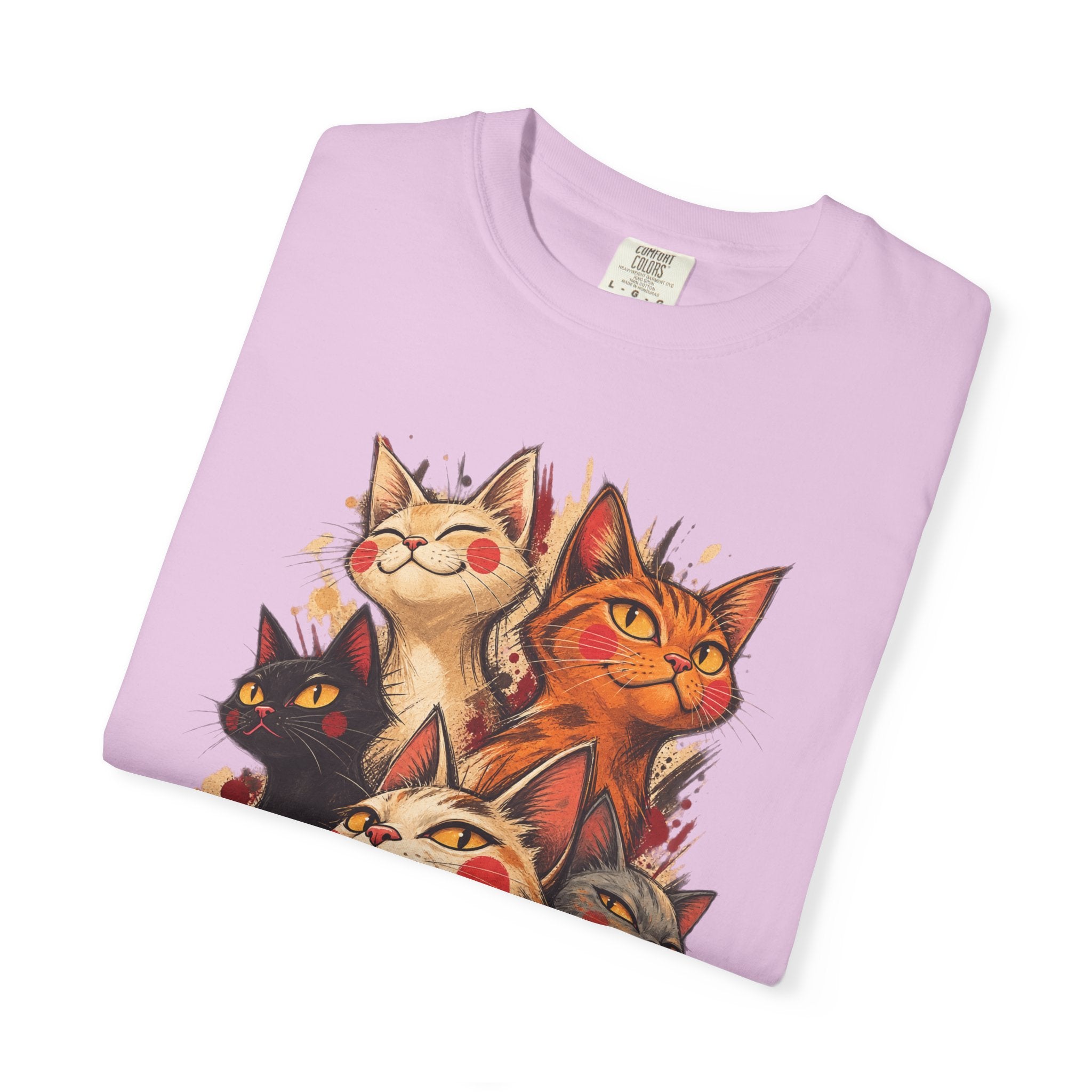 Lucky Cat Pack T-Shirt — Vintage Maneki Neko Cat Graphic Tee