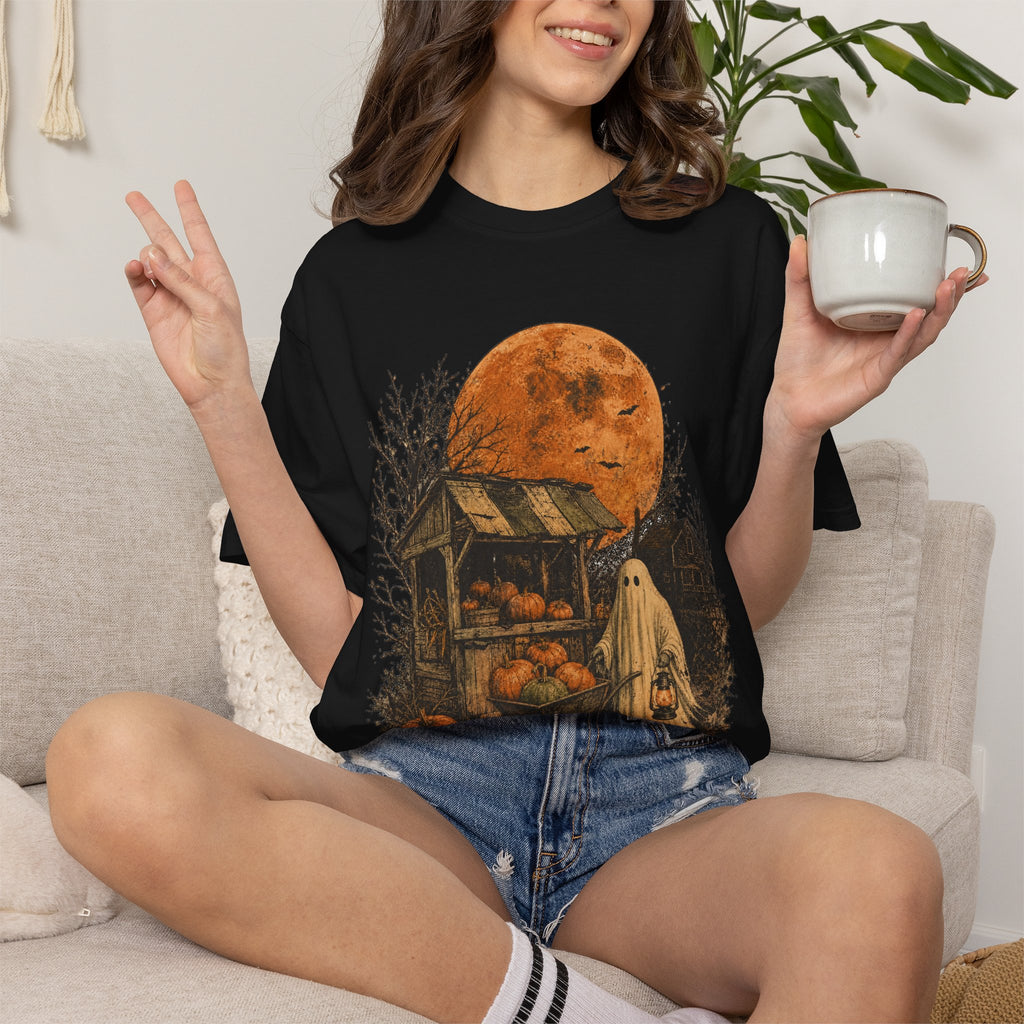Halloween Ghost Pumpkin Patch T-Shirt