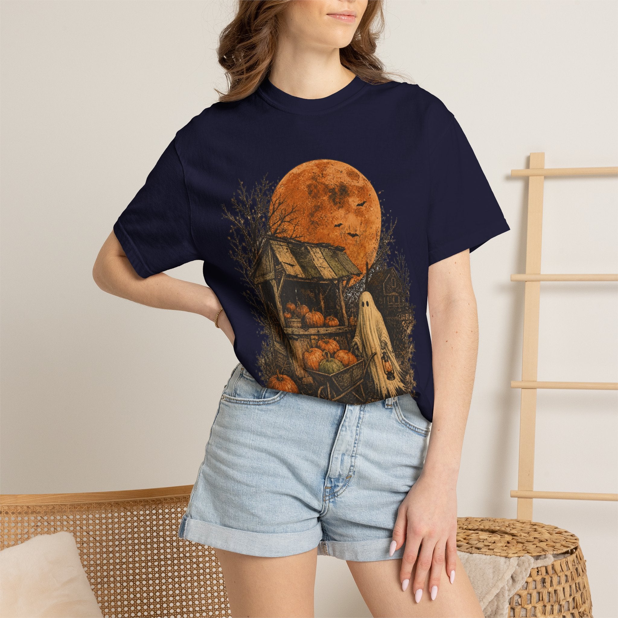 Halloween Ghost Pumpkin Patch T-Shirt