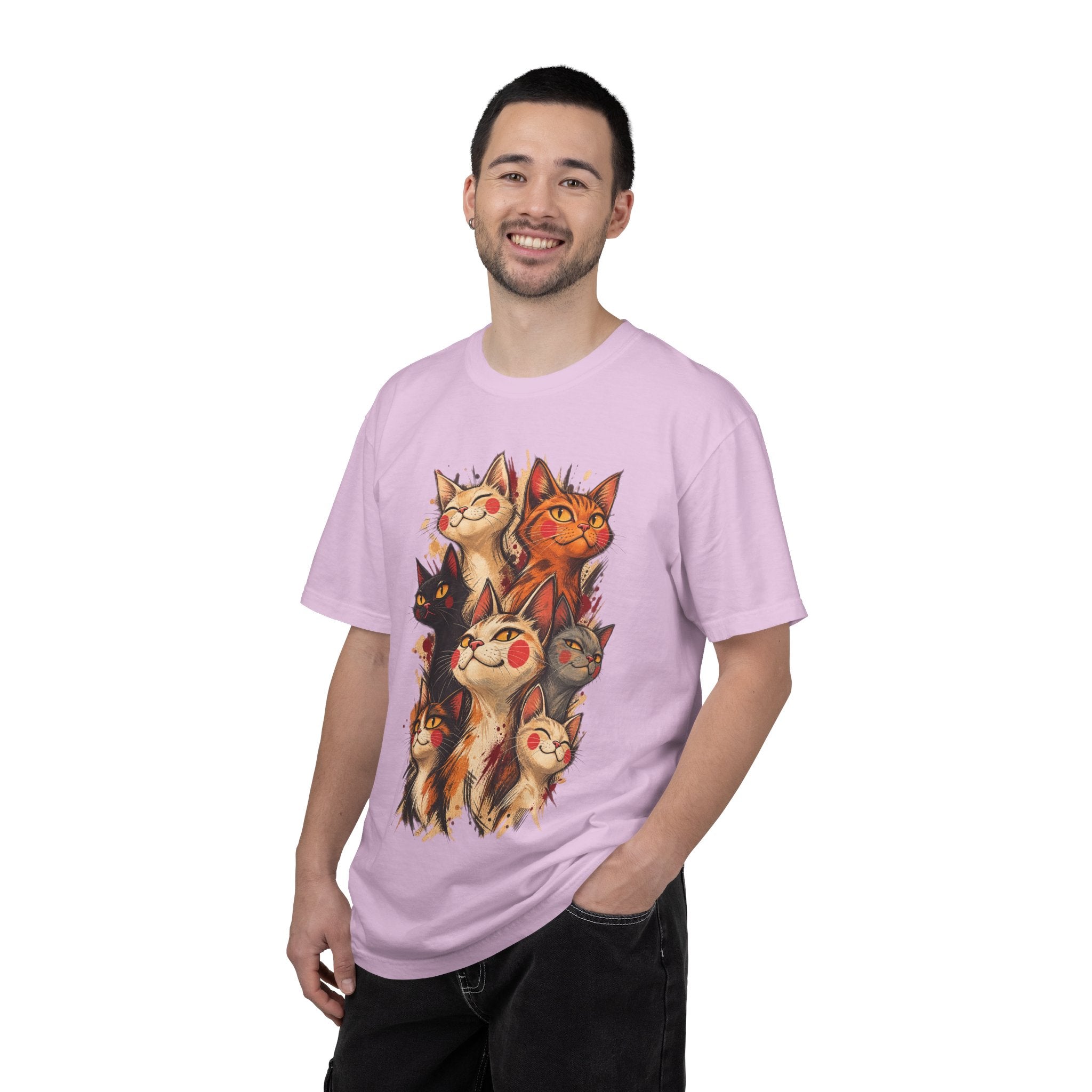 Lucky Cat Pack T-Shirt — Vintage Maneki Neko Cat Graphic Tee