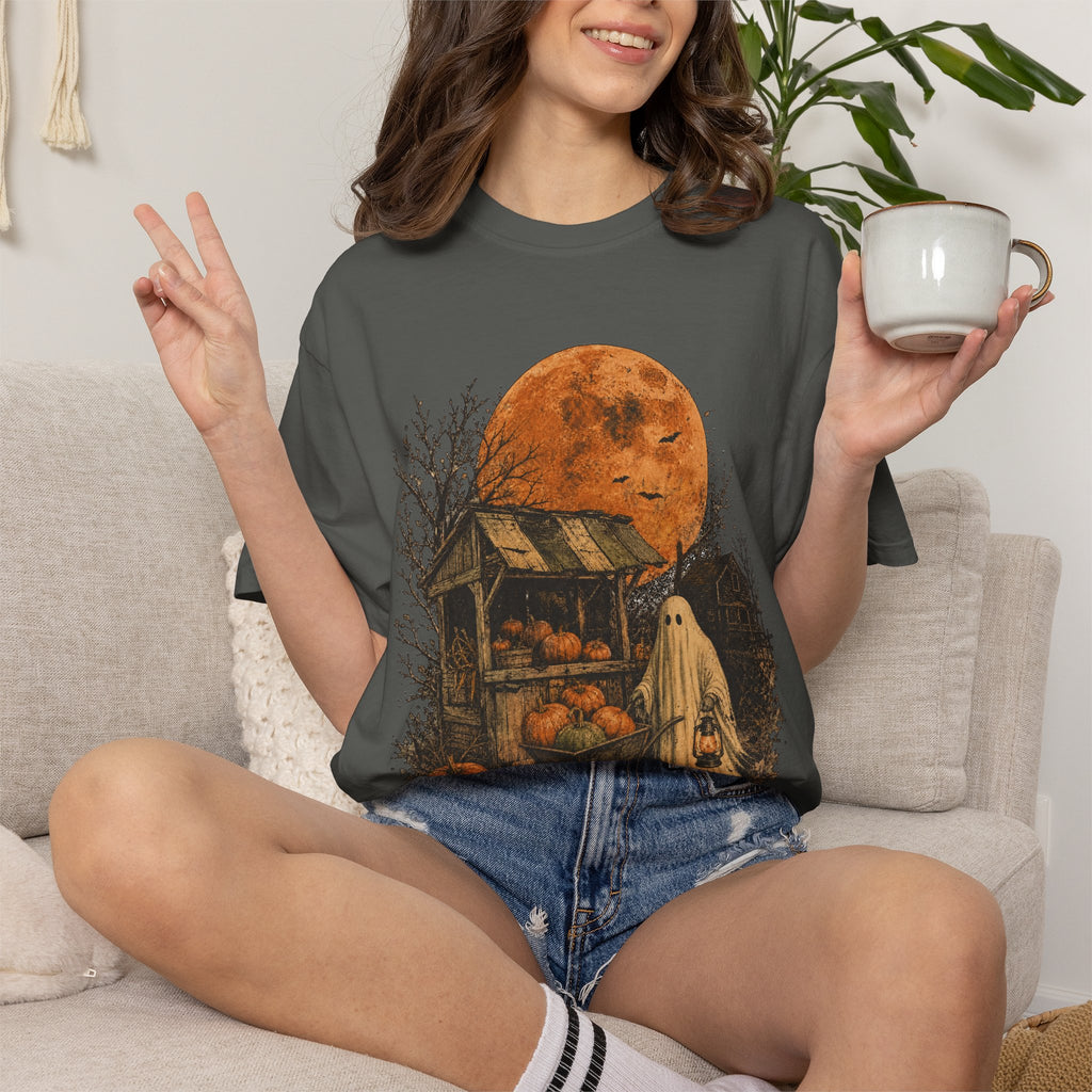 Halloween Ghost Pumpkin Patch T-Shirt