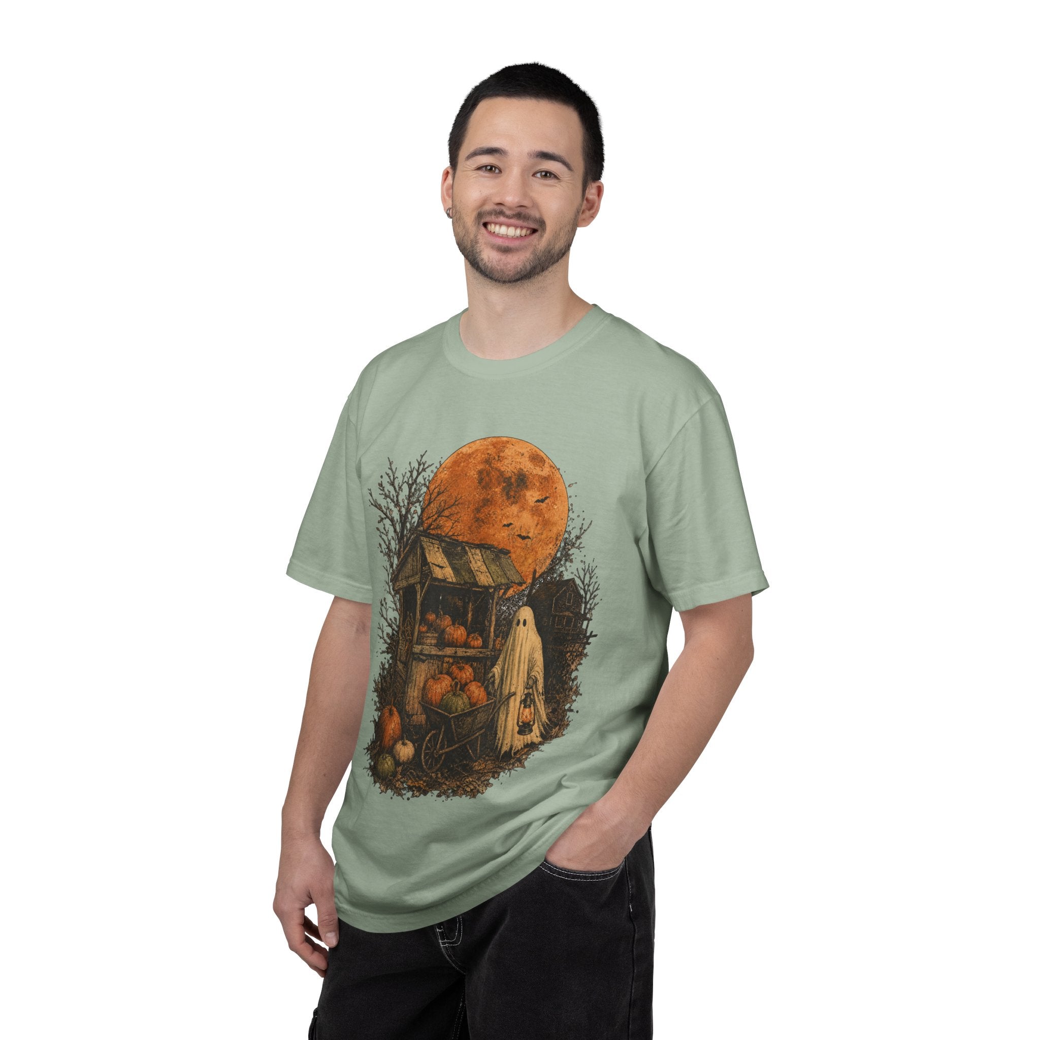 Halloween Ghost Pumpkin Patch T-Shirt