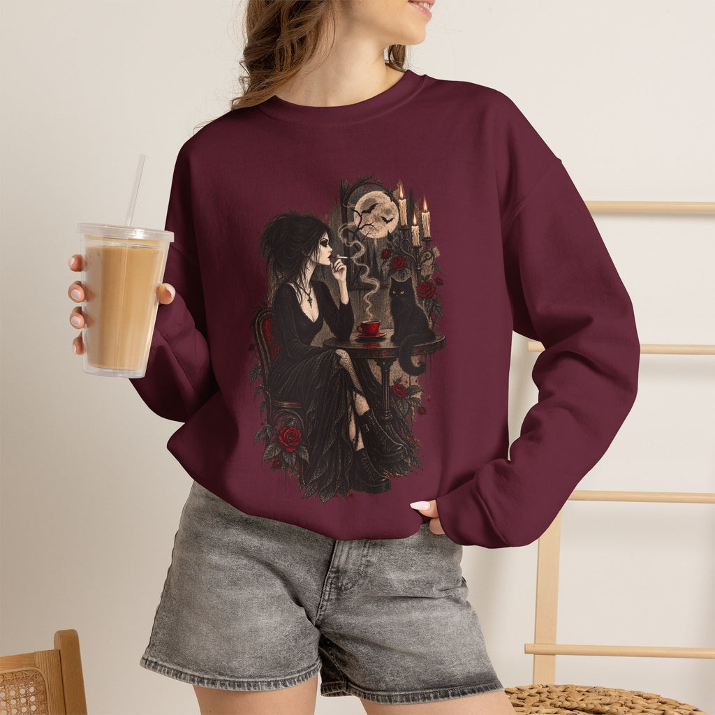 Gothic Mirror Art Crewneck Sweatshirt